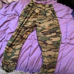 Camo joggers